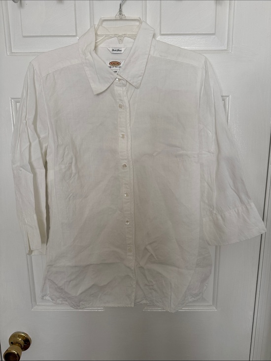 Talbots Tops - Talbots Irish linen button up
